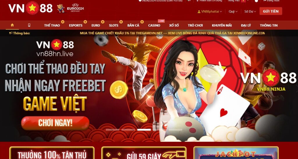 Bạn có thể chơi Blackjack VN88 cùng nhiều tựa game bài khác tại nhà cái này